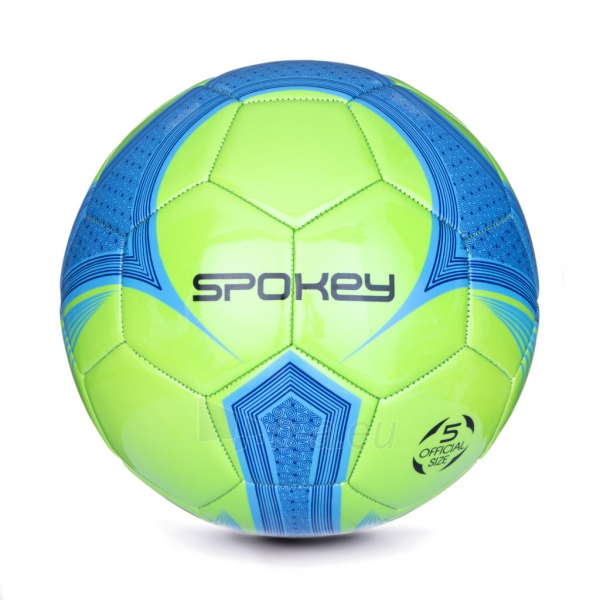 Futbolo kamuolys VELOCITY SHINOUT žalia/mėlyna paveikslėlis 6 iš 7