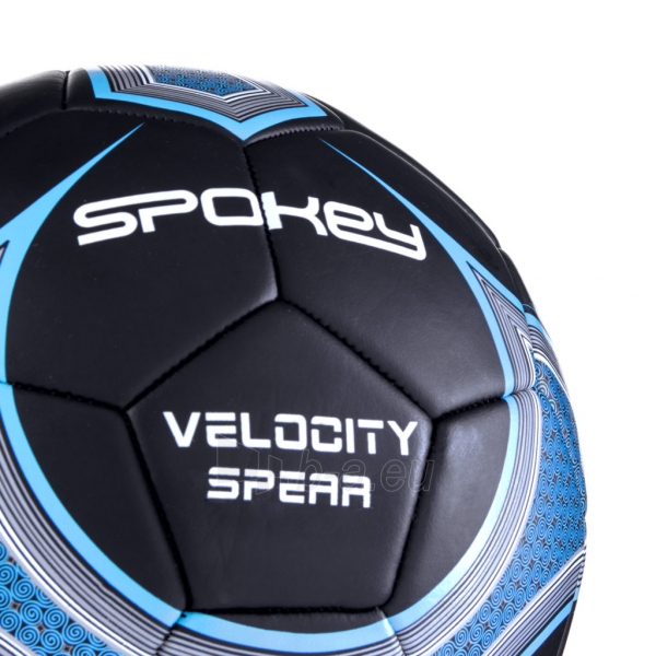 Futbolo kamuolys VELOCITY SPEAR juoda/mėlyna paveikslėlis 4 iš 7