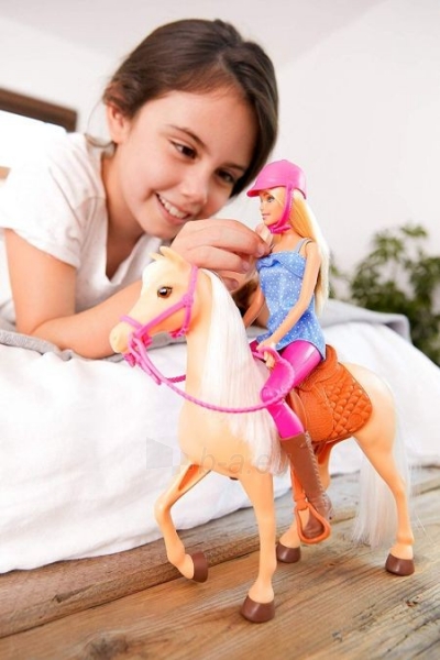 FXH13 Mattel Barbie Барби и лошадь paveikslėlis 4 iš 6