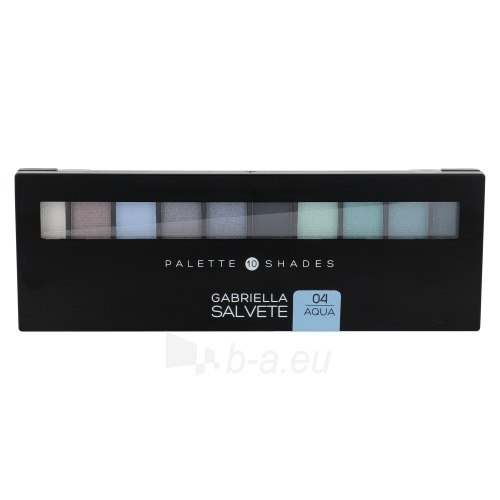 Gabriella Salvete Palette 10 Shades Cosmetic 12g Shade 04 Aqua paveikslėlis 1 iš 1