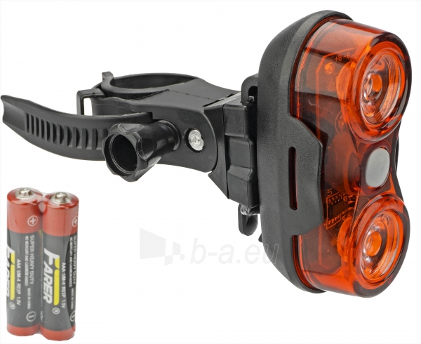 Galinė lempa Azimut Power 2x0.5W su elementais paveikslėlis 3 iš 3