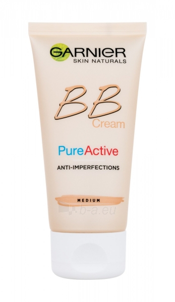 Garnier Pure Active BB Cream Cosmetic 50ml Medium paveikslėlis 2 iš 2