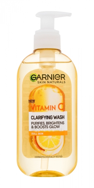 Garnier Skin Naturals Vitamin C Cleansing Gel 200ml Clarifying Wash paveikslėlis 1 iš 1