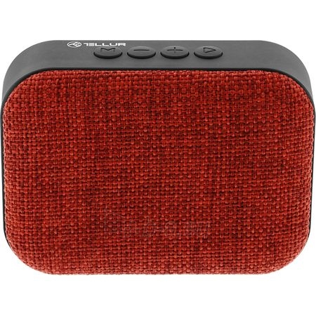 Audio speakers Tellur Bluetooth Speaker Callisto red paveikslėlis 1 iš 6