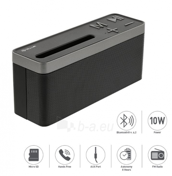 Audio speakers Tellur Bluetooth Speaker Electra black paveikslėlis 5 iš 5