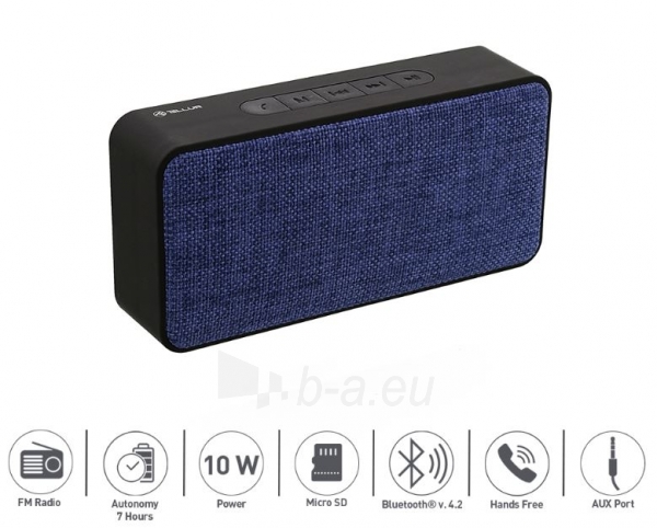Audio speakers Tellur Bluetooth Speaker Lycaon gray paveikslėlis 5 iš 5