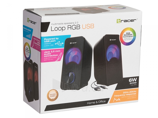 Audio speakers Tracer Loop RGB USB 2.0 46366 paveikslėlis 4 iš 4