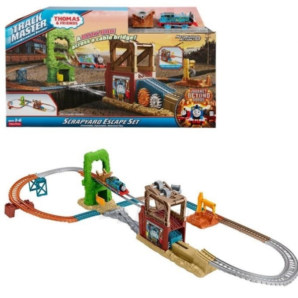 Geležinkelis FBK08 Thomas and Friends - Scrapyard Escape Set - Trackmaster Revolution Mattel paveikslėlis 1 iš 6
