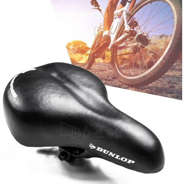 Gelinė dviračio sėdynė Dunlop, 26x19cm paveikslėlis 4 iš 7
