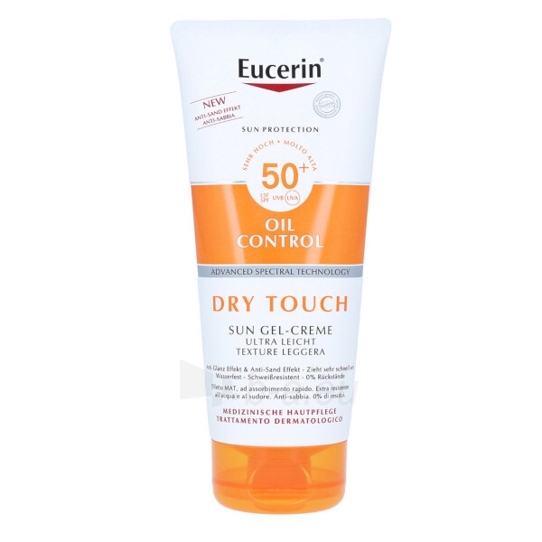Gelis nuo saulės Eucerin Dry Touch Oil Control SPF 50+ 200 ml paveikslėlis 1 iš 1