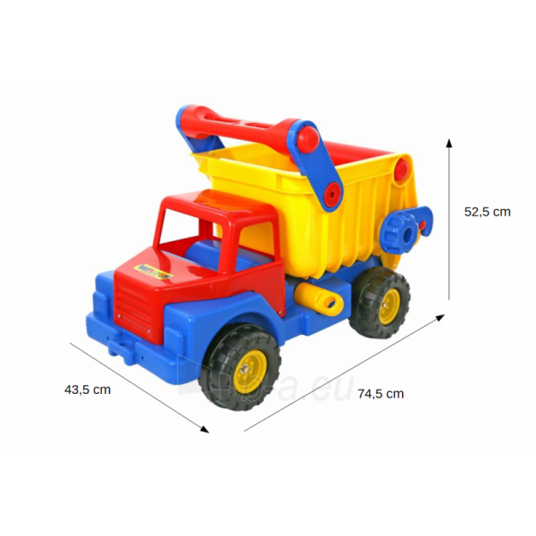 Gigantiškas žaislinis sunkvežimis | 74,5 cm 2017 | Wader paveikslėlis 14 iš 14