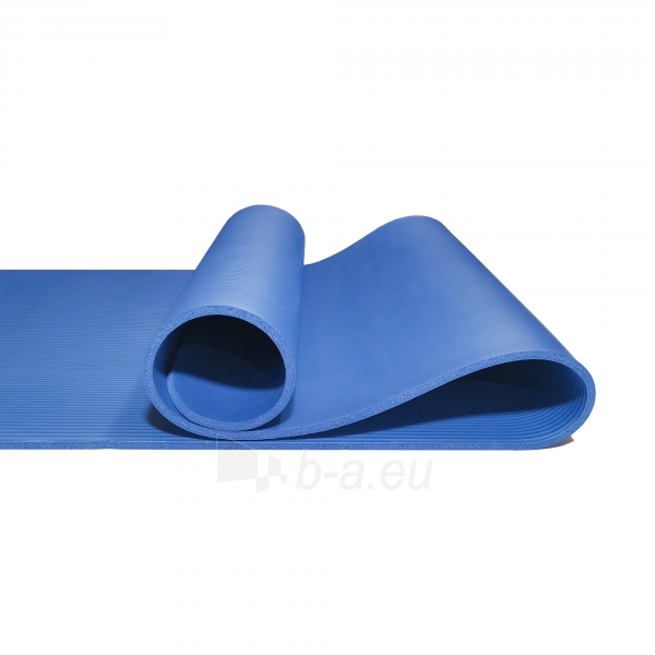 Gimnastikos/jogos kilimėlis NBR KP-186 Mėlynas paveikslėlis 1 iš 6