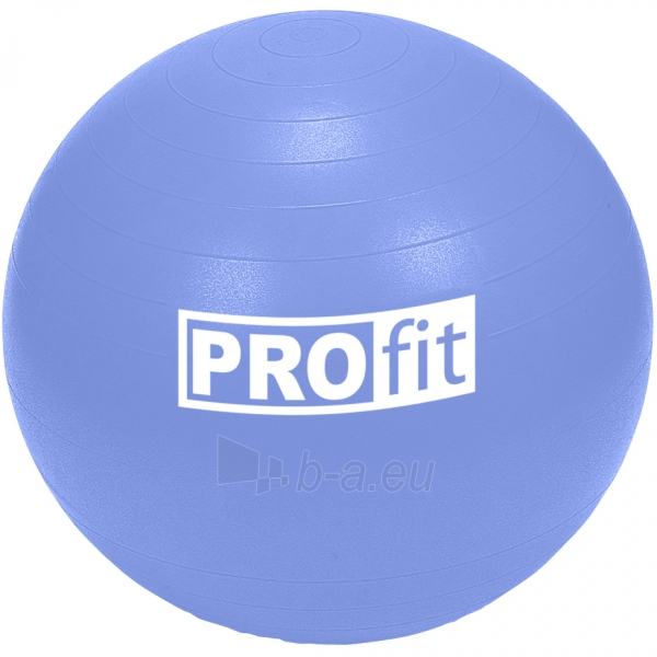 Gimnastikos kamuolys PROFIT 75cm su pompa paveikslėlis 1 iš 2