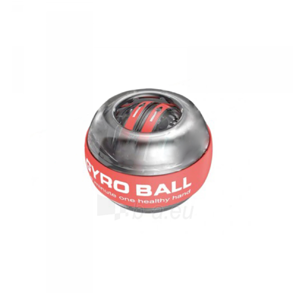 Giroskopinis Rankos Treniruoklis TS Gyro Ball Red LED Autostart paveikslėlis 1 iš 3