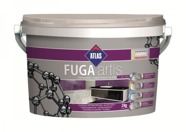 ATLAS ARTIS GROUT - highly flexible fine aggregate grout 123 light brown 2 kg bucket paveikslėlis 1 iš 1