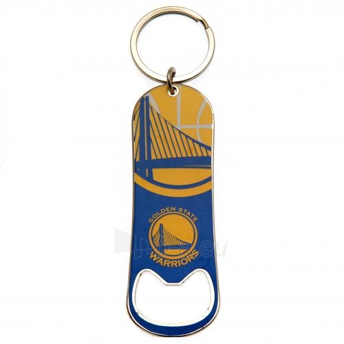 Golden State Warriors butelio atidarytuvas - raktų pakabukas paveikslėlis 1 iš 4