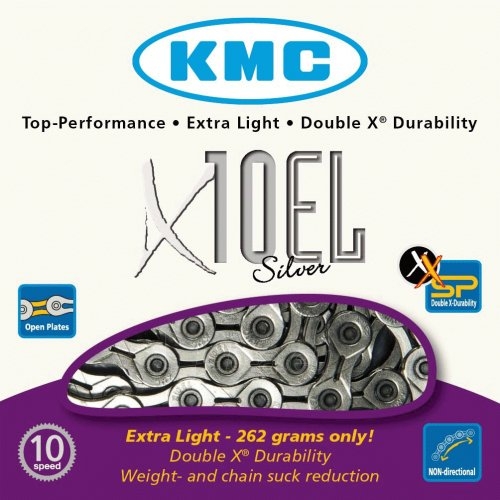 Grandinė KMC X10EL 10-speed 114L / paveikslėlis 2 iš 3