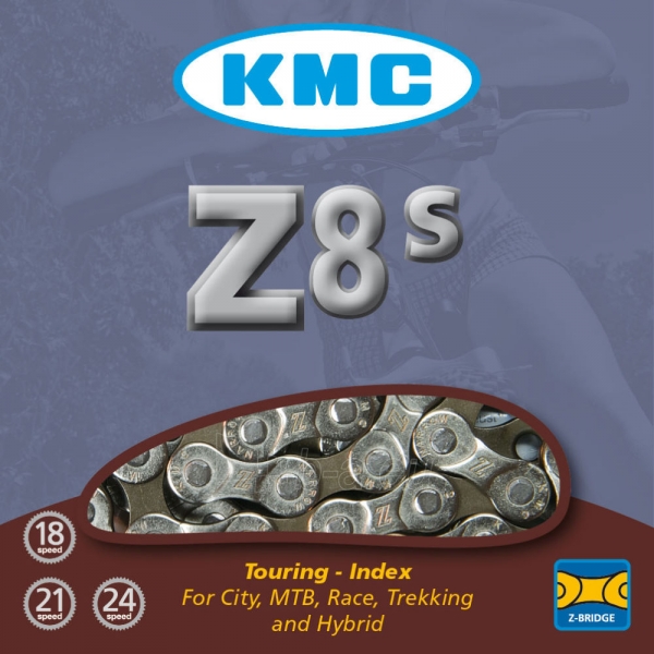 Grandinė KMC Z8S 8-speed 116L / paveikslėlis 3 iš 3