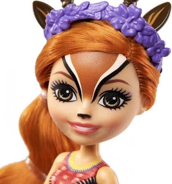 GTM26 Enchantimals Gabriela Gazelle Doll & Racer Animal Friend Figure from Sunny Savanna MATTEL paveikslėlis 3 iš 6