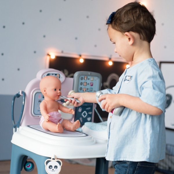Gydytojo priežiūros rinkinys su lėle ir priedais 27 vnt. | Baby Care Centrum | Smoby 240300 paveikslėlis 19 iš 26