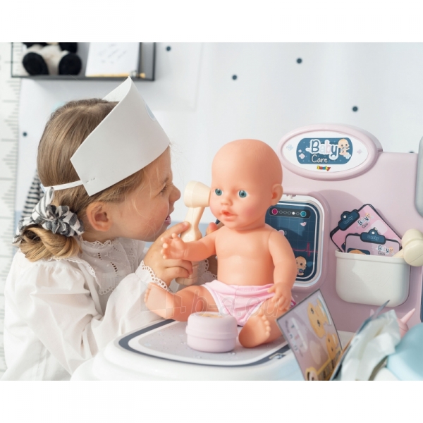 Gydytojo priežiūros rinkinys su lėle ir priedais 27 vnt. | Baby Care Centrum | Smoby 240300 paveikslėlis 22 iš 26