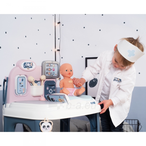 Gydytojo priežiūros rinkinys su lėle ir priedais 27 vnt. | Baby Care Centrum | Smoby 240300 paveikslėlis 4 iš 26