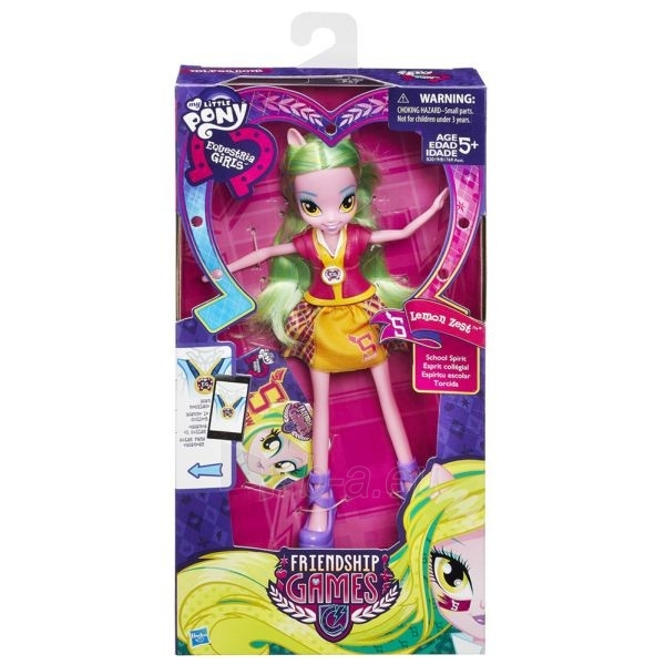 Hasbro My Little Pony кукла Lemon Zest Friendship Games B2019 / B1769 paveikslėlis 1 iš 1