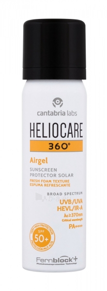Heliocare 360 Airgel Face Sun Care 60ml SPF50+ paveikslėlis 1 iš 1