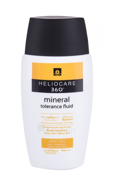 Heliocare 360 Mineral Tolerance Face Sun Care 50ml SPF50 paveikslėlis 1 iš 1