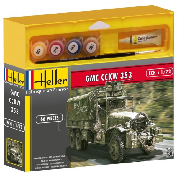 Heller plastikinis automobilio modelio rinkinys 49996 GMC CCKW 353 1/72 paveikslėlis 1 iš 2