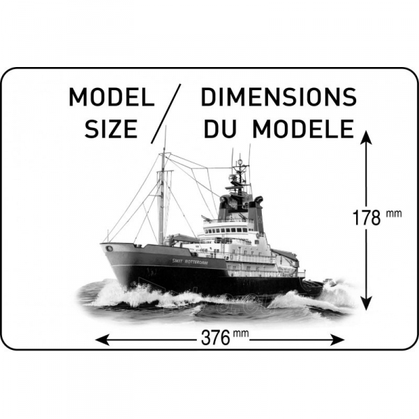 Klijuojamas modelis Laivas SMIT ROTTERDAM / LONDON 1/200 Heller 80620 paveikslėlis 3 iš 3