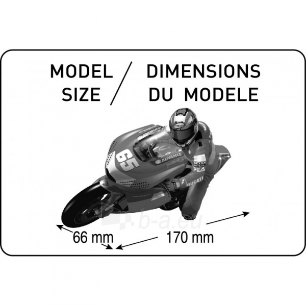 Heller plastikinis motociklo modelio rinkinys 50912 1/12 - DUCATI DESMOSEDICI paveikslėlis 2 iš 3