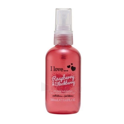 I Love Refreshing Body Spray with (Raspberry & Blackberry Body Spritzer) 100 ml paveikslėlis 1 iš 1