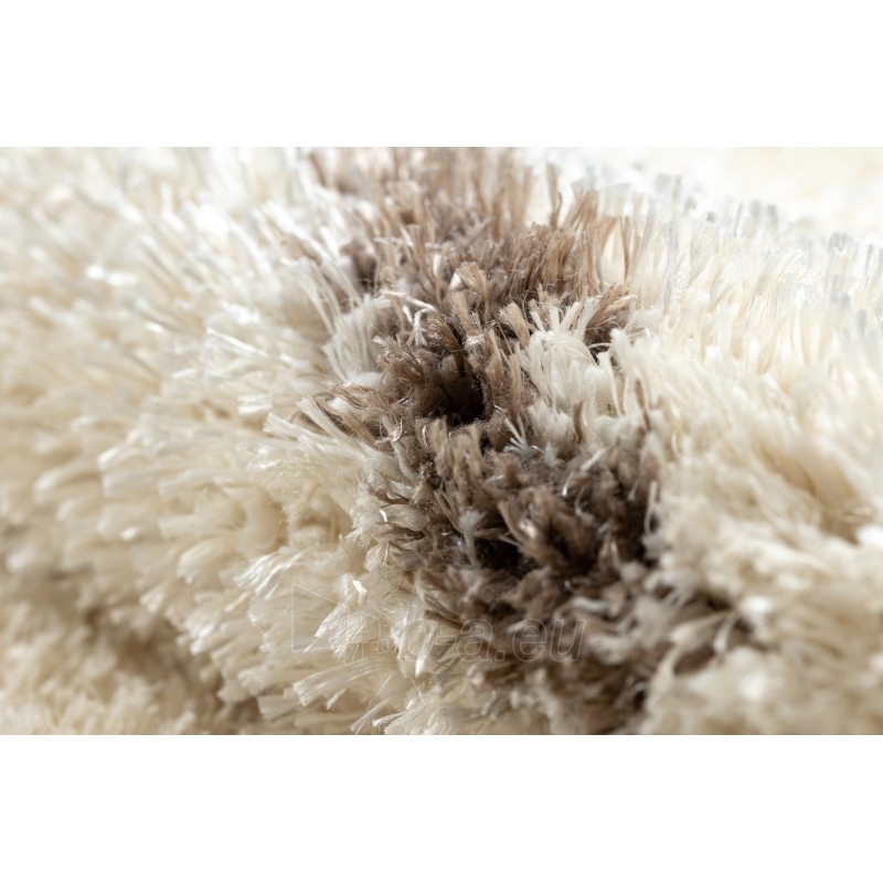 Ilgo plauko kilimas su rudais akcentais FLUFFY | 180x270 cm paveikslėlis 13 iš 16