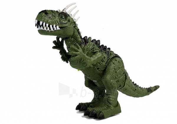 Interaktyvus dinozauras su garso efektais, šviesiai žalias paveikslėlis 9 iš 10