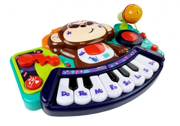 Interaktyvus pianinas kūdikiams „DJ Monkey“ paveikslėlis 5 iš 7