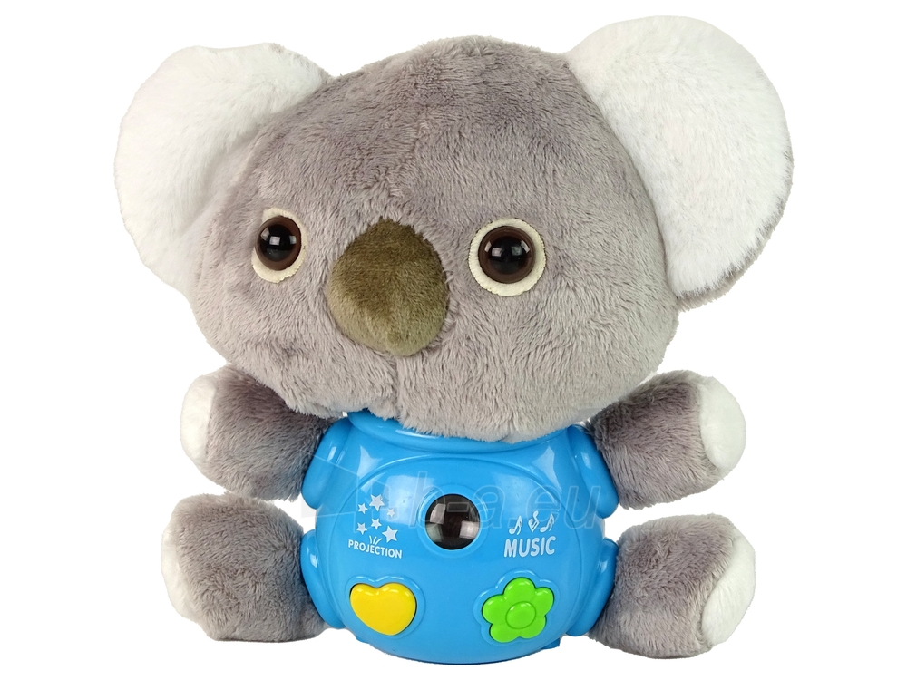 Interaktyvus pliušinis žaislas - koala, pilka paveikslėlis 2 iš 4