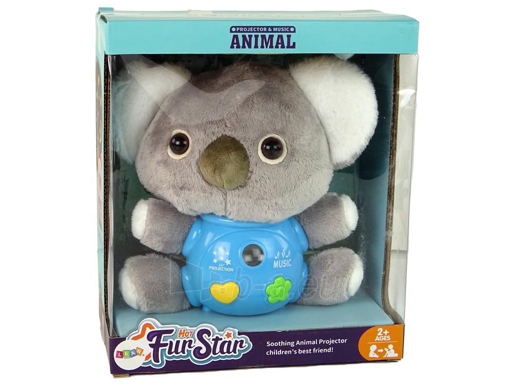 Interaktyvus pliušinis žaislas - koala, pilka paveikslėlis 4 iš 4