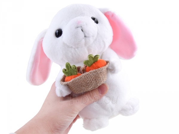 Interaktyvus žaislas Interactive Rabbit with a carrot says babble ZA3553 paveikslėlis 4 iš 6