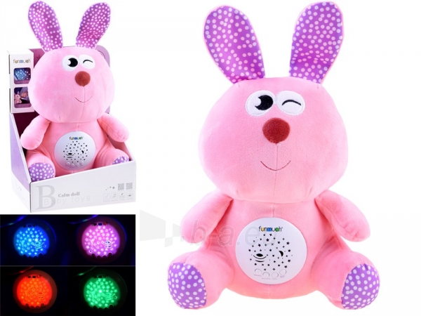 Interaktyvus žaislas Projector Rabbit mascot music box melodies ZA3459 paveikslėlis 1 iš 8