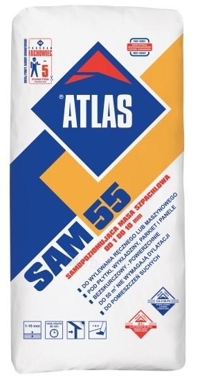 ATLAS SAM 55 - fast-setting, self-leveling surface finish 25kg paveikslėlis 1 iš 1