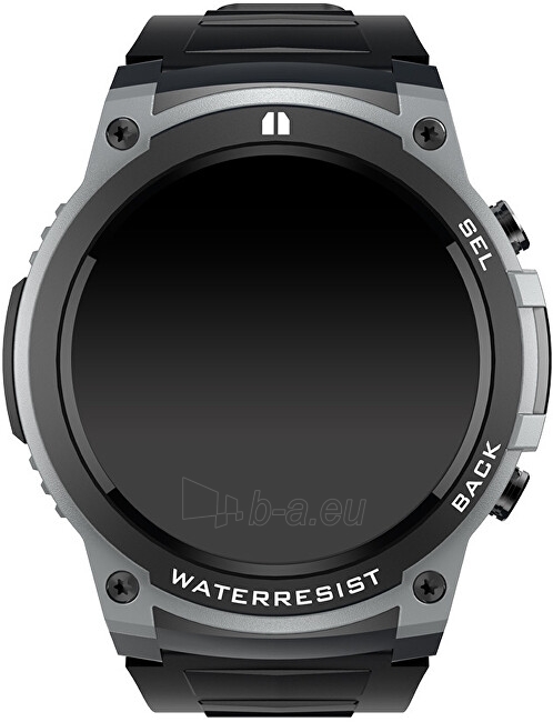 Išmanus laikrodis Wotchi AMOLED Smartwatch DM55 – Grey – Black paveikslėlis 2 iš 9