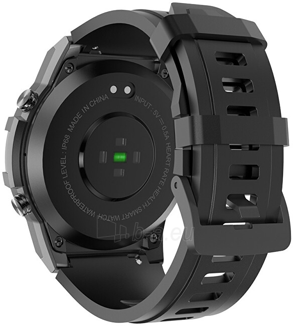 Išmanus laikrodis Wotchi AMOLED Smartwatch DM55 – Grey – Black paveikslėlis 3 iš 9