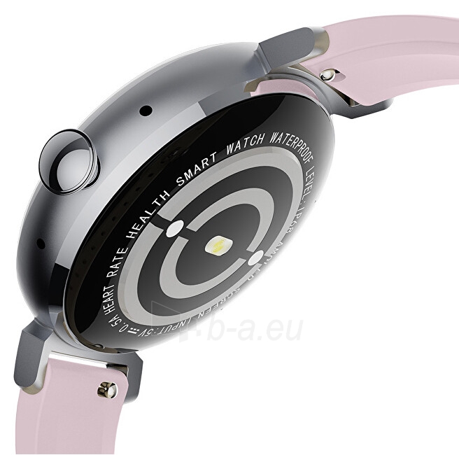 Išmanus laikrodis Wotchi AMOLED Smartwatch DM70 – Black - Pink paveikslėlis 2 iš 8
