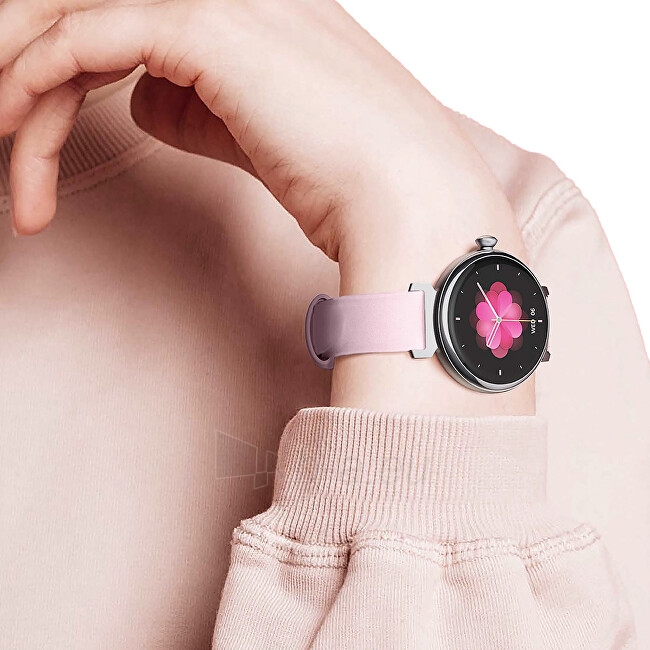 Išmanus laikrodis Wotchi AMOLED Smartwatch DM70 – Black - Pink paveikslėlis 4 iš 8