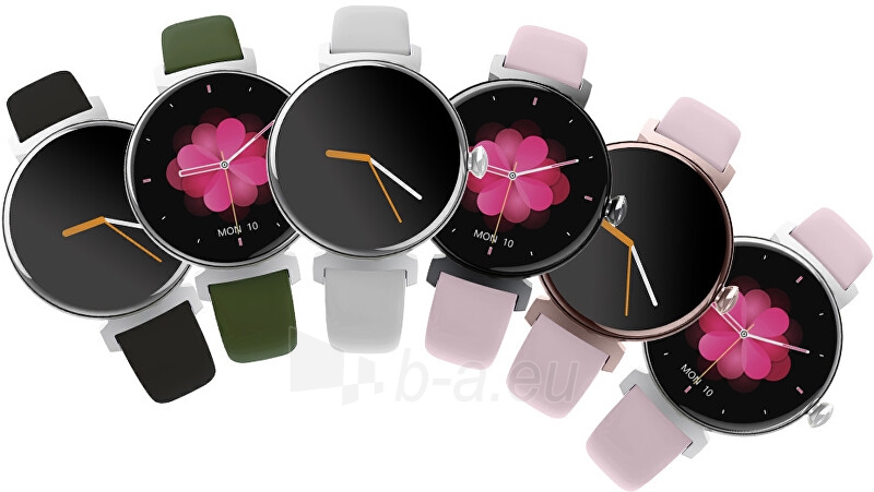 Išmanus laikrodis Wotchi AMOLED Smartwatch DM70 – Black - Pink paveikslėlis 5 iš 8