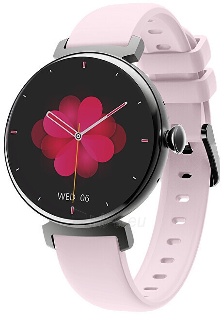 Išmanus laikrodis Wotchi AMOLED Smartwatch DM70 – Black - Pink paveikslėlis 7 iš 8
