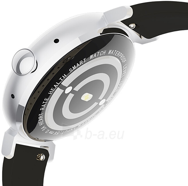 Išmanus laikrodis Wotchi AMOLED Smartwatch DM70 – Silver - Black paveikslėlis 2 iš 7