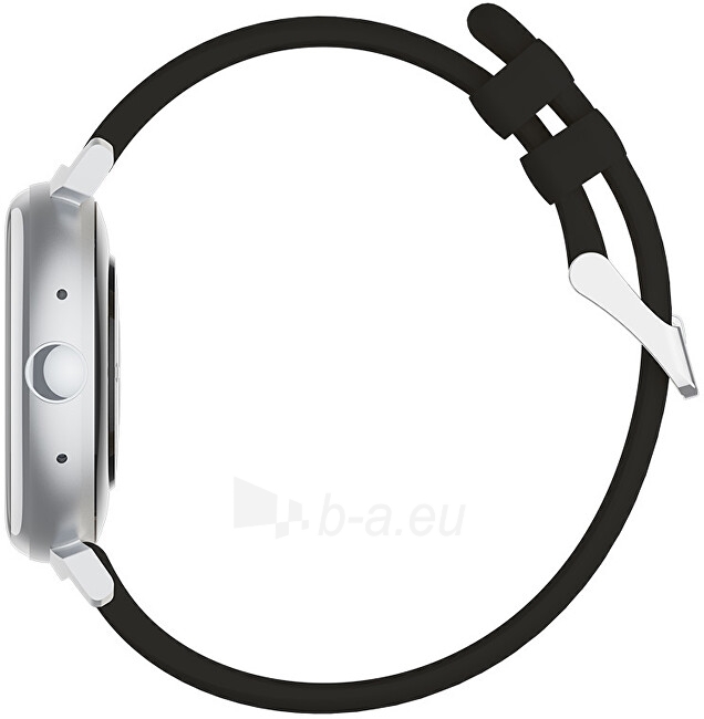 Išmanus laikrodis Wotchi AMOLED Smartwatch DM70 – Silver - Black paveikslėlis 3 iš 7