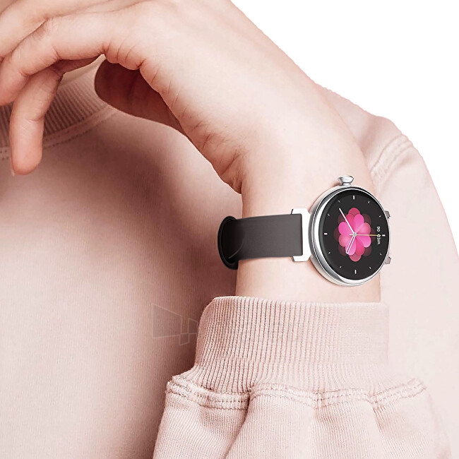 Išmanus laikrodis Wotchi AMOLED Smartwatch DM70 – Silver - Black paveikslėlis 4 iš 7